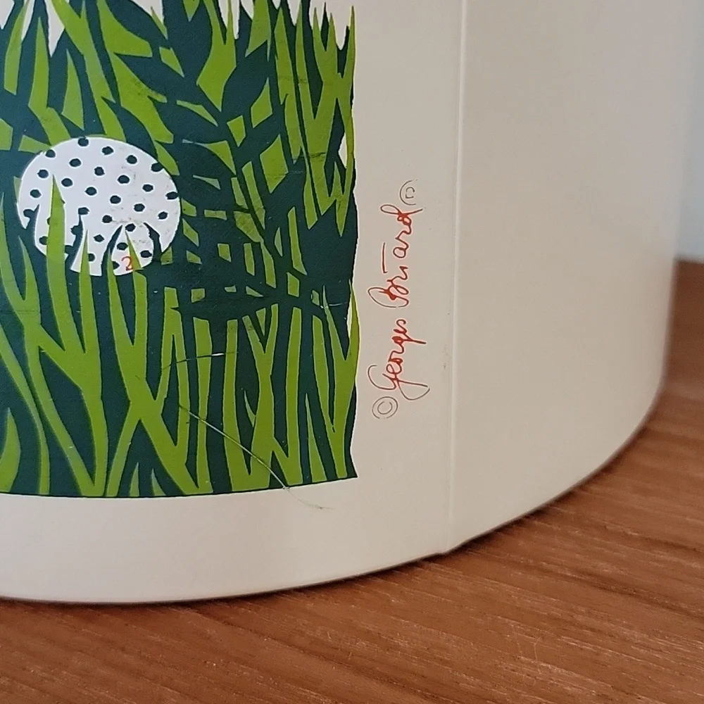 Vintage Georges Briard 19th Hole Vinyl Barware Ice Bucket